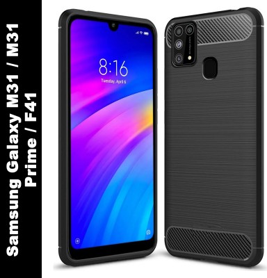 Zapcase Back Cover for Samsung Galaxy M31, Samsung Galaxy M31 Prime, Samsung Galaxy F41(Black, Grip Case, Silicon, Pack of: 1)
