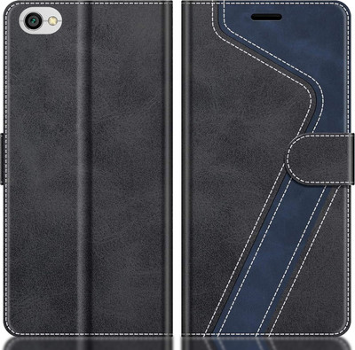 TWIGLO Flip Cover for Mi Redmi Y1 Lite(Black, Multicolor, Dual Protection, Pack of: 1)