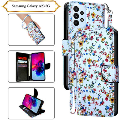 PARGO Flip Cover for Samsung Galaxy A23 5G(White, Pack of: 1)