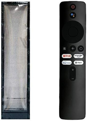 LUNAGARIYA Flip Cover for LED Remote Control Pouch Cover Holder PU Leather Cover Holder.(Black, Pack of: 1)