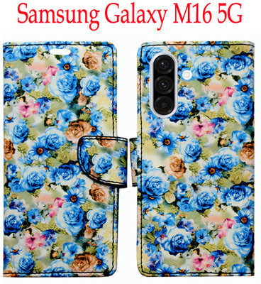 Mxkart Flip Cover for Samsung Galaxy M16 5G(Blue, Pack of: 1)