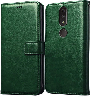 Casotec Flip Cover for Nokia 4.2(Green, Pack of: 1)