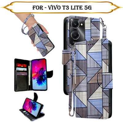 PARGO Flip Cover for Vivo T3 Lite 5G(Multicolor, Pack of: 1)