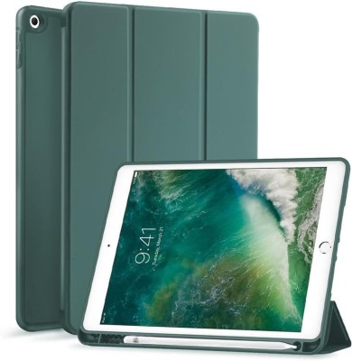 Robustrion Flip Cover for APPLE iPad 9th Gen 10.2 inch(Green, Dual Protection, Pack of: 1)
