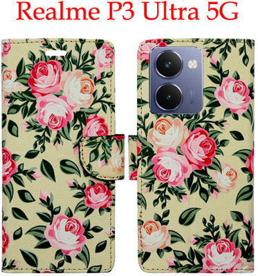 Shanno Enterprises Flip Cover for Realme P3 Ultra 5G(Yellow, Pack of: 1)