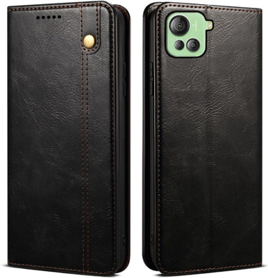 GoPerfect Flip Cover for Lava Blaze 2 Pro 5G |No.1 Top Trending Business Series | Wallet Back Cover(Black, Magnetic Case, Pack of: 1)