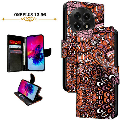 Vacko Flip Cover for OnePlus 13 5G(Brown, Pack of: 1)