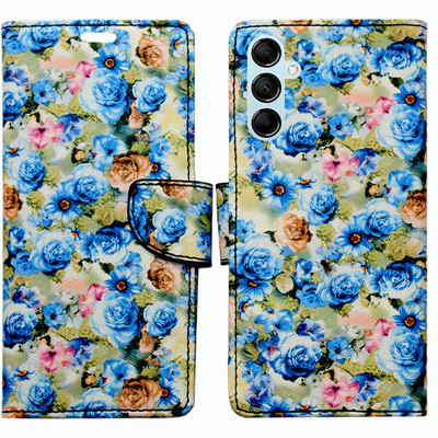 Toklot Flip Cover for Samsung Galaxy M14 5G(Blue, Pack of: 1)