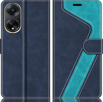 CYOR Flip Cover for OPPO F23 5G(Blue, Multicolor, Dual Protection, Pack of: 1)