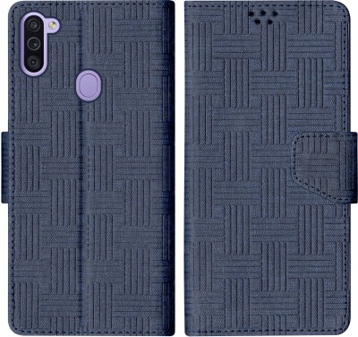 SScase Flip Cover for Samsung Galaxy M11(Blue, Shock Proof, Pack of: 1)