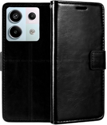 COST TO COST Flip Cover for REDMI Note 13 Pro 5G, Note 13 Pro 5G 2312DRA50C 2312CRAD3C(Black, Shock Proof, Pack of: 1)