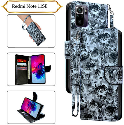 PARGO Flip Cover for Redmi Note 11SE(Black, Pack of: 1)