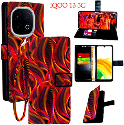 Vacko Flip Cover for iQOO 13 5G(Red, Pack of: 1)