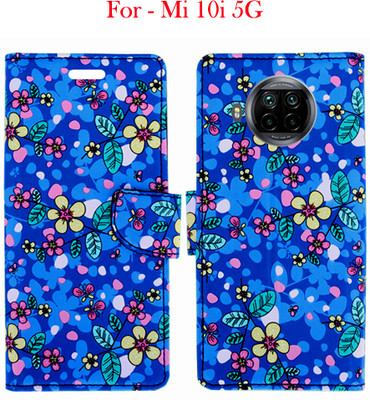 Toklot Flip Cover for Mi 10i 5G(Blue, Pack of: 1)