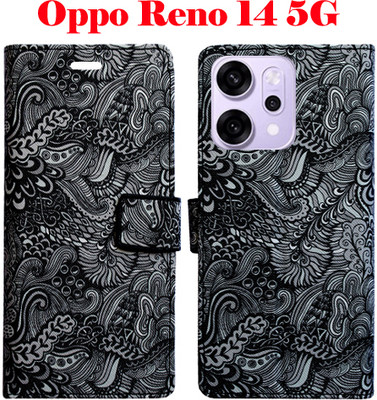Vacko Flip Cover for Oppo Reno 14 5G(Multicolor, Pack of: 1)