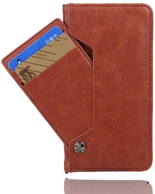 Clickcase Flip Cover for Oneplus 13R 5G(Brown, Cases with Holder)