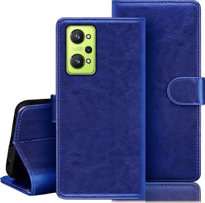 Roxel Flip Cover for Realme Gt Neo 2 5G(Blue, Dual Protection, Pack of: 1)