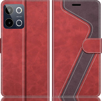 CYOR Flip Cover for LAVA BLAZE 3 5G(Red, Brown, Dual Protection, Pack of: 1)