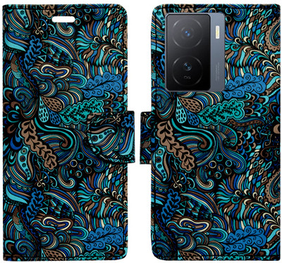 Realgo Flip Cover for iQoo Z7 5G(Blue, Pack of: 1)