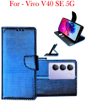 Toklot Flip Cover for Vivo V40 Se 5G(Blue, Pack of: 1)