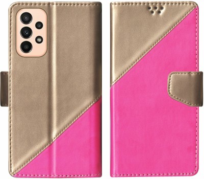 sales express Flip Cover for Samsung Galaxy A53 5G Multicolor(Pink, Shock Proof, Pack of: 1)