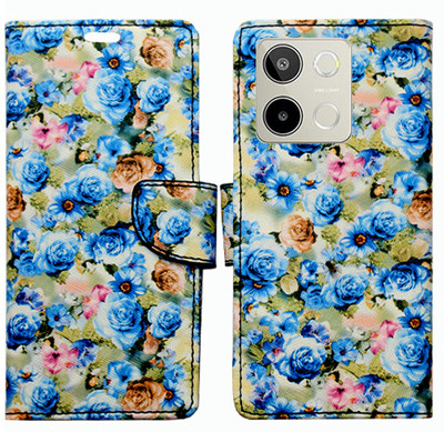 Shanno Enterprises Flip Cover for Lava Blaze 3 5G(Blue, Pack of: 1)