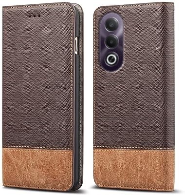 Perkie Flip Cover for OPPO K12X 5G(Brown, Dual Protection)