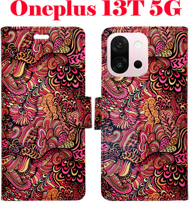 Mxkart Flip Cover for ONEPLUS 13T 5G(Red, Pack of: 1)
