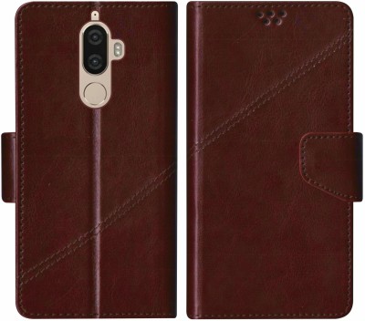 SScase Flip Cover for Lenovo K8 Note(Brown, Shock Proof, Pack of: 1)
