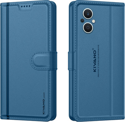 KIVANO LUXE Flip Cover for Oppo F21 Pro 5G / Oppo F21s Pro 5G(Blue, Magnetic Case, Pack of: 1)