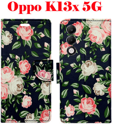 Shanno Enterprises Flip Cover for OPPO K13x 5G(Black, Pack of: 1)