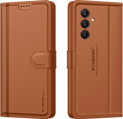 KIVANO LUXE Flip Cover for SAMSUNG Galaxy A16 5G(Brown, Magnetic Case, Pack of: 1)