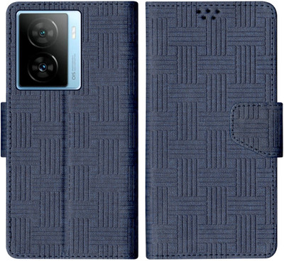 SBMS Flip Cover for iQOO Z7 5G / iQOO Z7s 5G(Blue, Shock Proof, Pack of: 1)
