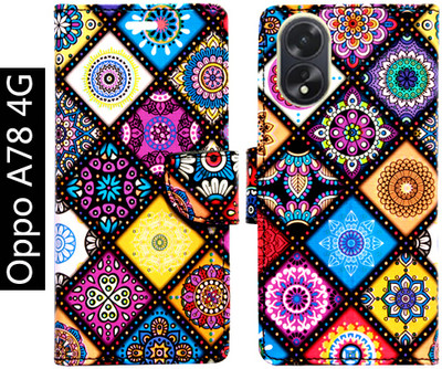 Toklot Flip Cover for Oppo A78 4G(Purple, Pack of: 1)