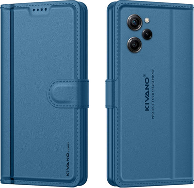 KIVANO LUXE Flip Cover for Poco X5 Pro 5G(Blue, Magnetic Case, Pack of: 1)