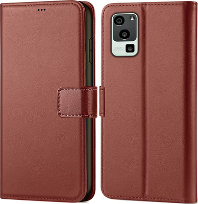 Roxel Flip Cover for Lava Blaze 5G(Brown, Dual Protection, Pack of: 1)