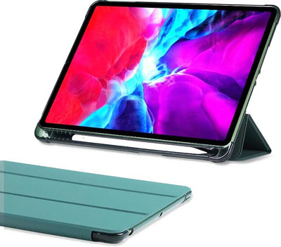 Fashion Flip Cover for Samsung Galaxy Tab S6 Lite 10.4 inch(Green, Pack of: 1)