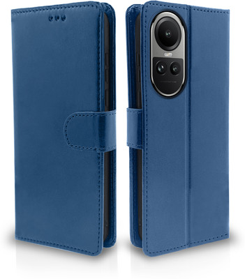 Pikkme Flip Cover for Oppo Reno 10 Pro 5G(Blue, Pack of: 1)