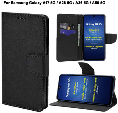 Carnage Flip Cover for Samsung Galaxy A17 5G, Samsung Galaxy A26 5G, Samsung Galaxy A36 5G, Samsung Galaxy A56 5G(Black, Cases with Holder, Pack of: 1)