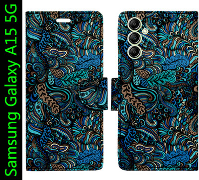 Toklot Flip Cover for Samsung Galaxy A15 5G(Blue, Pack of: 1)