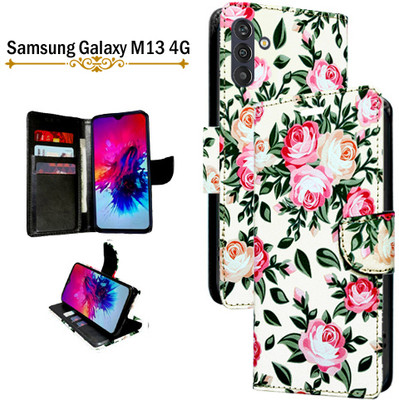 PARGO Flip Cover for Samsung Galaxy M13 4G(White, Pack of: 1)
