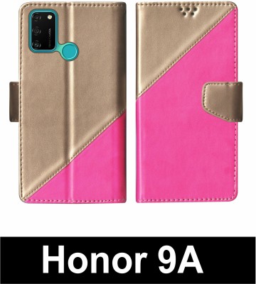 SScase Flip Cover for Honor 9A Multicolor(Pink, Shock Proof, Pack of: 1)