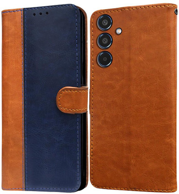 Casotec Flip Cover for Samsung Galaxy M35 5G(Blue, Pack of: 1)
