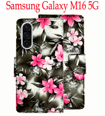 Toklot Flip Cover for Samsung Galaxy M16 5G(Black, Pack of: 1)