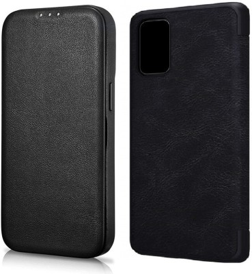 LIKECASE Flip Cover for Samsung Galaxy S21 Ultra 5G(Black, Rugged Armor, Pack of: 1)