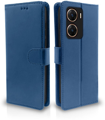 Slugabed Flip Cover for Vivo V29e 5G, Vivo V29e(Blue, Cases with Holder, Pack of: 1)