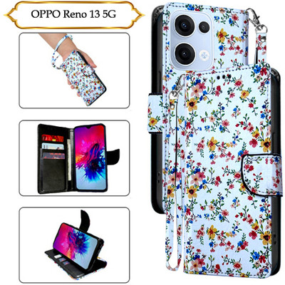 PARGO Flip Cover for OPPO Reno 13 5G(White, Pack of: 1)