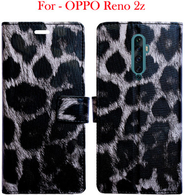 Toklot Flip Cover for OPPO Reno 2z(Black, Pack of: 1)