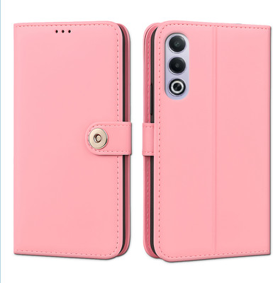 Unirock Flip Cover for OPPO A3 Pro 5G(Pink, Dual Protection, Pack of: 1)