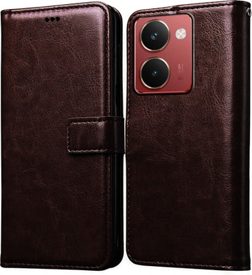 Casotec Flip Cover for Realme P3 Ultra 5G(Brown, Pack of: 1)
